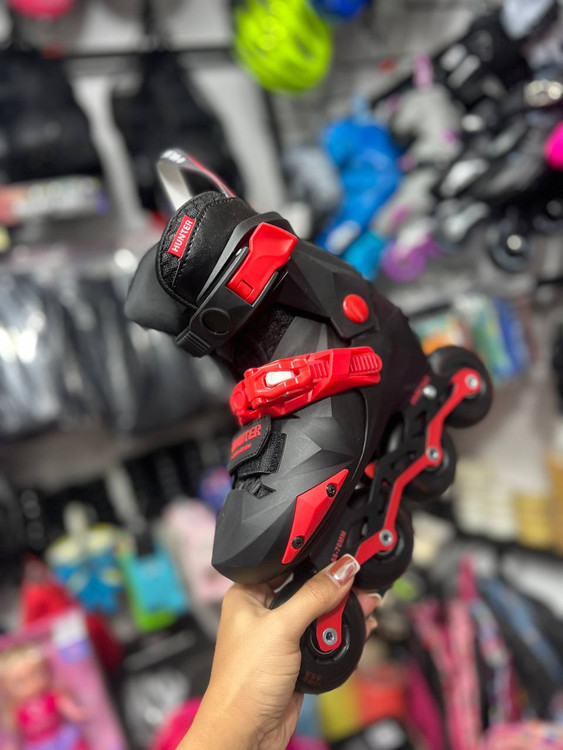 اسکیت Hunter نونهال و نوجوان مشکی قرمز