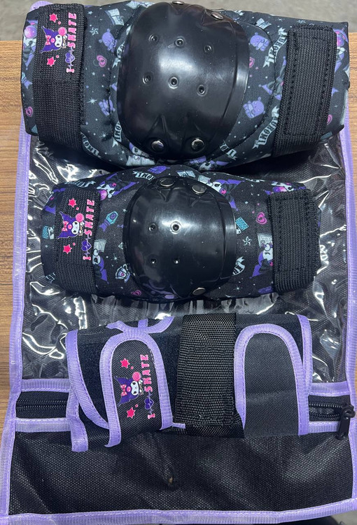 لوازم ایمنی اسکیت طرح کرومی مچبند آرنجبند زانو بند